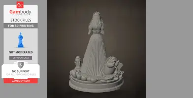 The Damsel - Slay the Princess - Character Figure STL