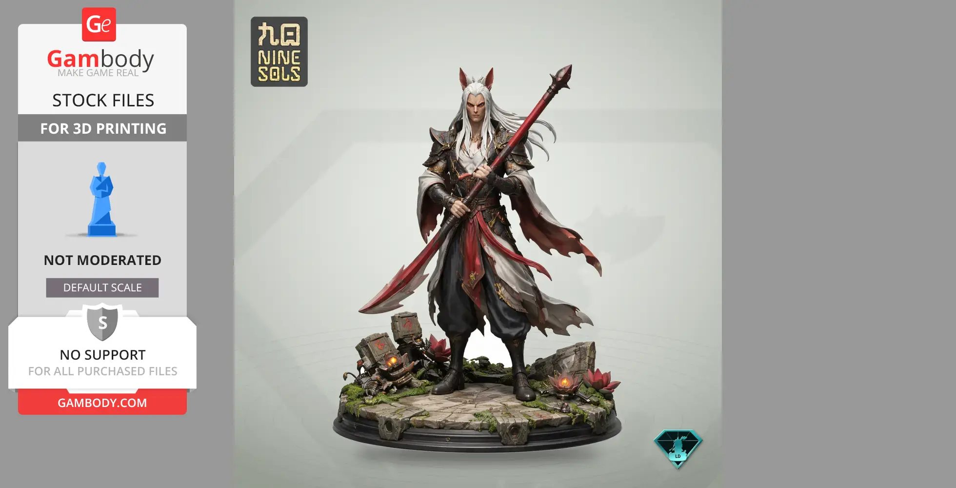Eigong - Nine Sols - Character Figure STL