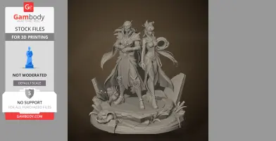 Fuxi & Nuwa - Nine Sols - Character Figure STL
