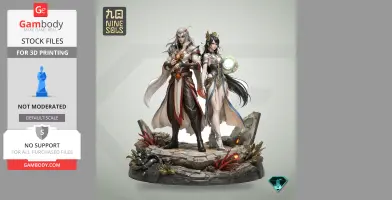 Fuxi & Nuwa - Nine Sols - Character Figure STL
