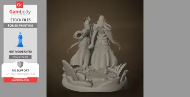 Fuxi & Nuwa - Nine Sols - Character Figure STL