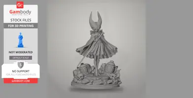 Lace - Hollow Knight: Silksong - Character Figure STL