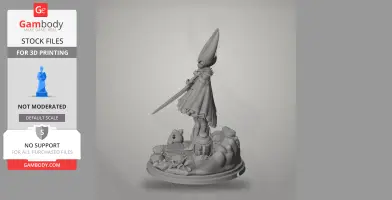 Lace - Hollow Knight: Silksong - Character Figure STL