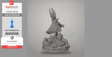 Lace - Hollow Knight: Silksong - Character Figure STL