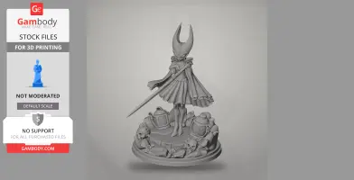 Lace - Hollow Knight: Silksong - Character Figure STL