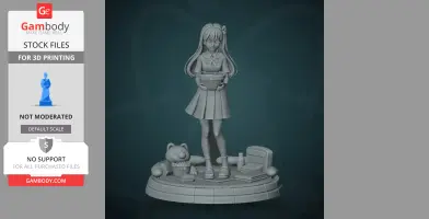 Mari - Omori - Character Figure STL