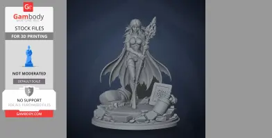 Sciel - Clair Obscur: Expedition 33 - Character Figure STL