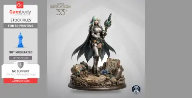 Sciel - Clair Obscur: Expedition 33 - Character Figure STL
