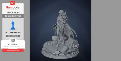 Sciel - Clair Obscur: Expedition 33 - Character Figure STL