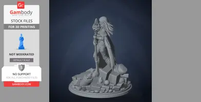 Sciel - Clair Obscur: Expedition 33 - Character Figure STL
