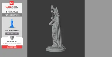 Saint Albert of Vercelli - Devotional Statue - STL 3D Print