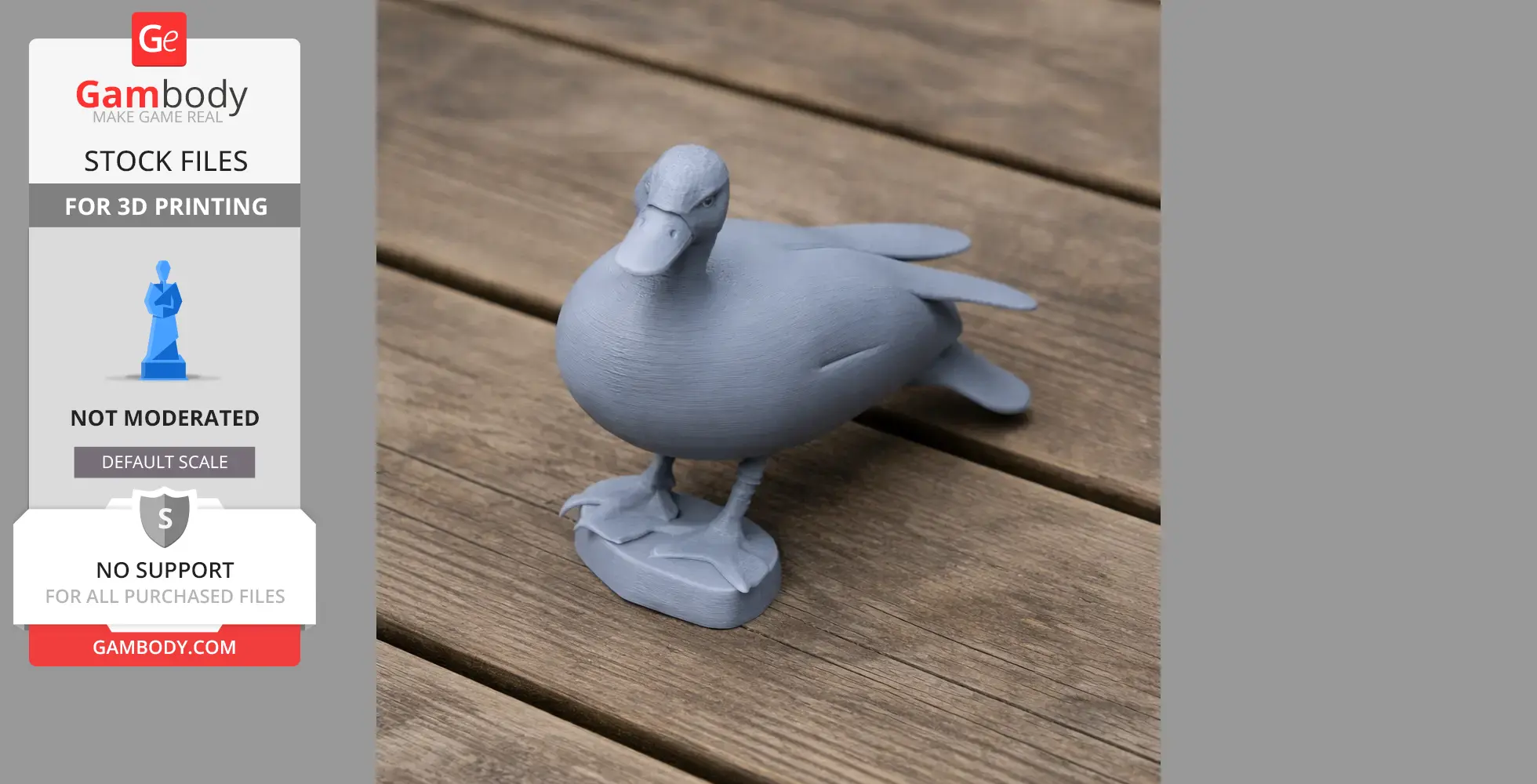 Australian shelduck - Prehistoric Animal STL