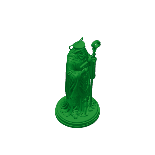 Saint Albinus of Angers - Devotional Statue.3mf