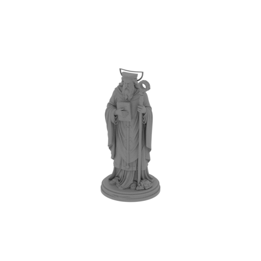 Saint Albinus of Angers - Devotional Statue.stl