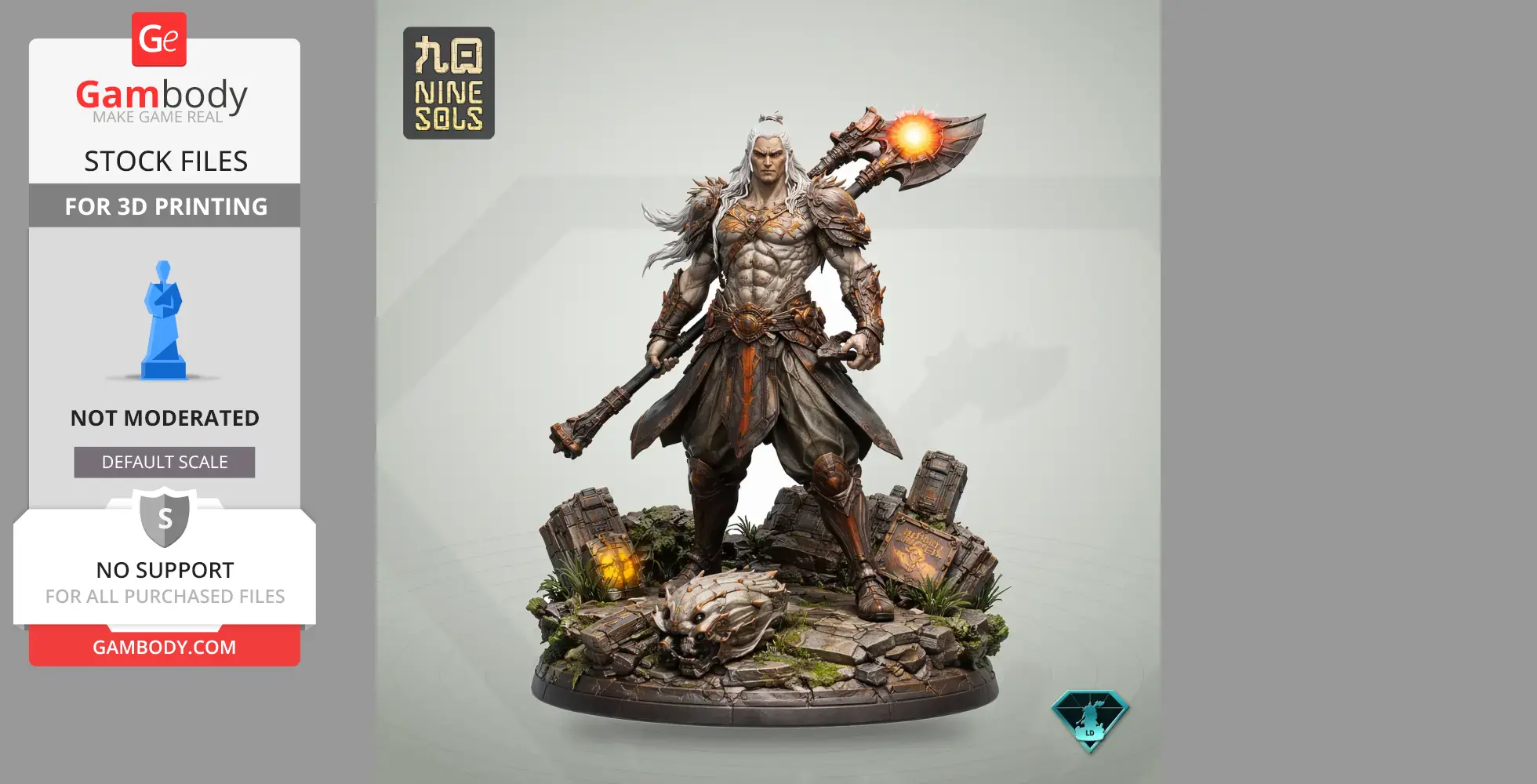 Kuafu - Nine Sols - Character Figure STL