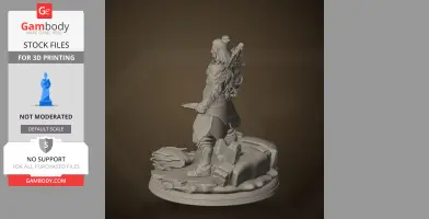 Kuafu - Nine Sols - Character Figure STL