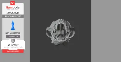 Red Fox Skull - Skull Replica STL