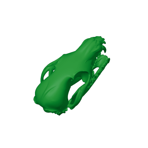 Red Fox Skull.3mf
