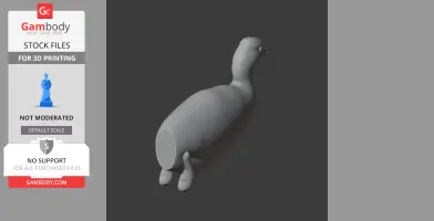 Australian wood duck - Prehistoric Animal STL
