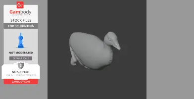 Australian wood duck - Prehistoric Animal STL