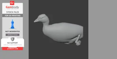 Australian wood duck - Prehistoric Animal STL