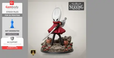 Pilgrim - Hollow Knight: Silksong - Character Figure STL