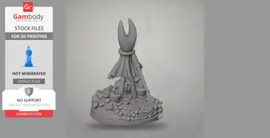 Pilgrim - Hollow Knight: Silksong - Character Figure STL