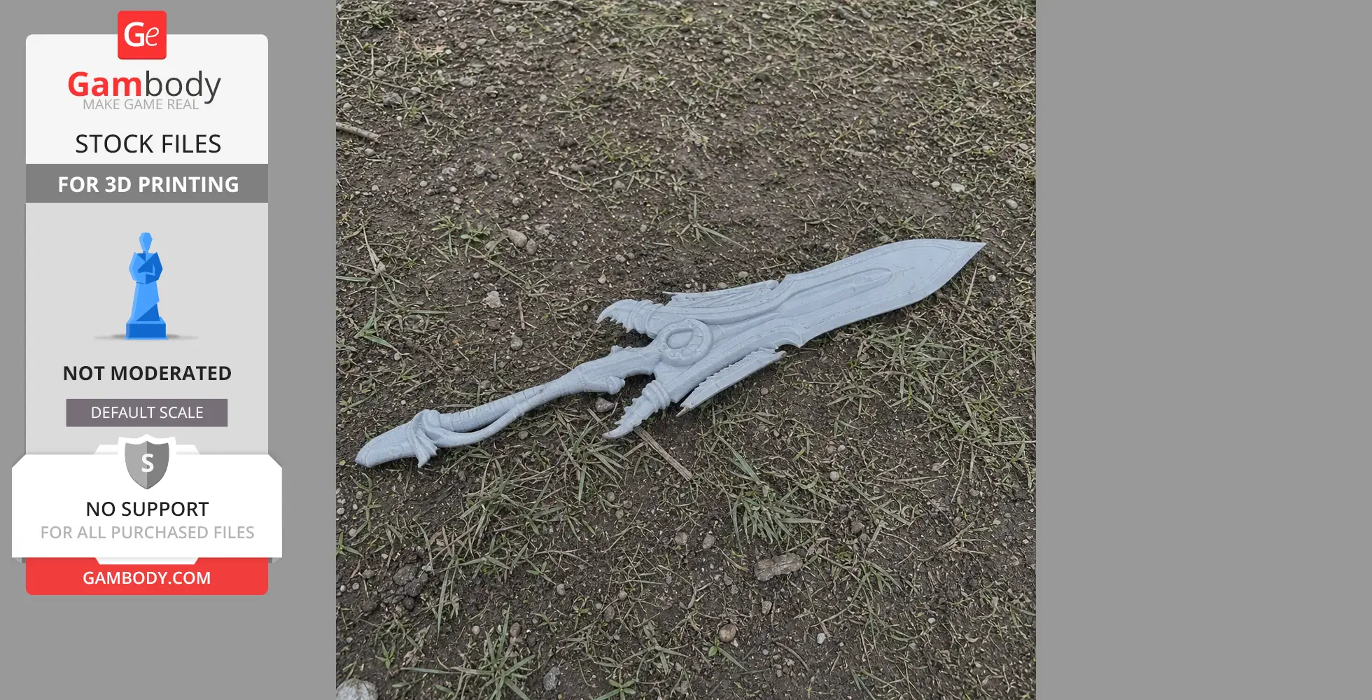 Immane Blade I Monster Hunter Wilds - Cosplay Prop STL