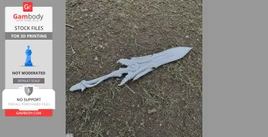 Immane Blade I Monster Hunter Wilds - Cosplay Prop STL
