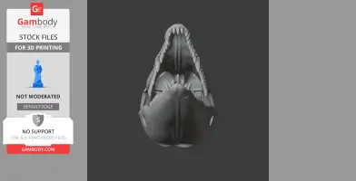 Roccosaurus Skull - Skull Replica STL