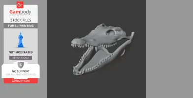 Roccosaurus Skull - Skull Replica STL