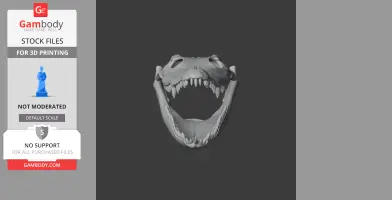 Roccosaurus Skull - Skull Replica STL