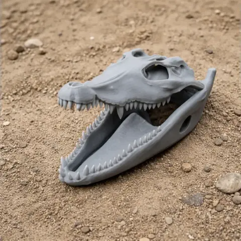 Roccosaurus Skull - Skull Replica STL