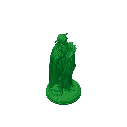 Saint Aldegund - Devotional Statue.3mf