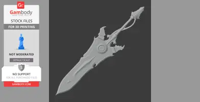 Immane Blade II Monster Hunter Wilds - Cosplay Prop STL