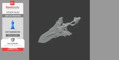 Immane Blade II Monster Hunter Wilds - Cosplay Prop STL
