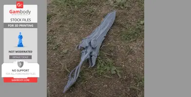 Immane Blade II Monster Hunter Wilds - Cosplay Prop STL