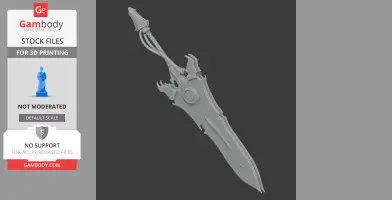 Immane Blade II Monster Hunter Wilds - Cosplay Prop STL