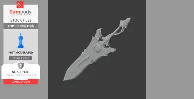 Immane Blade II Monster Hunter Wilds - Cosplay Prop STL