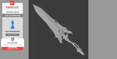 Immane Blade III Monster Hunter Wilds - Cosplay Prop STL