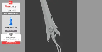Immane Blade III Monster Hunter Wilds - Cosplay Prop STL