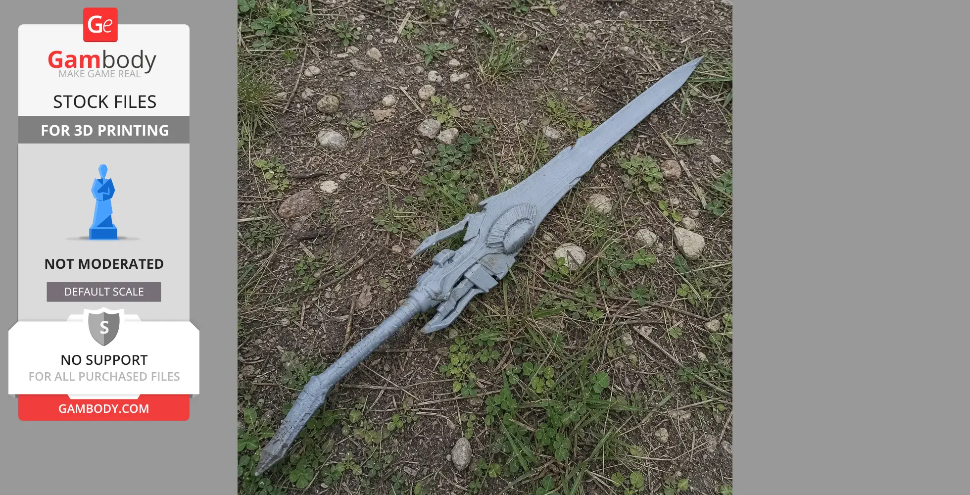 Immane Blade III Monster Hunter Wilds - Cosplay Prop STL