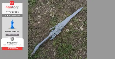 Immane Blade III Monster Hunter Wilds - Cosplay Prop STL