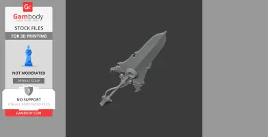 Immane Blade III Monster Hunter Wilds - Cosplay Prop STL