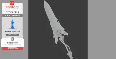 Immane Blade III Monster Hunter Wilds - Cosplay Prop STL