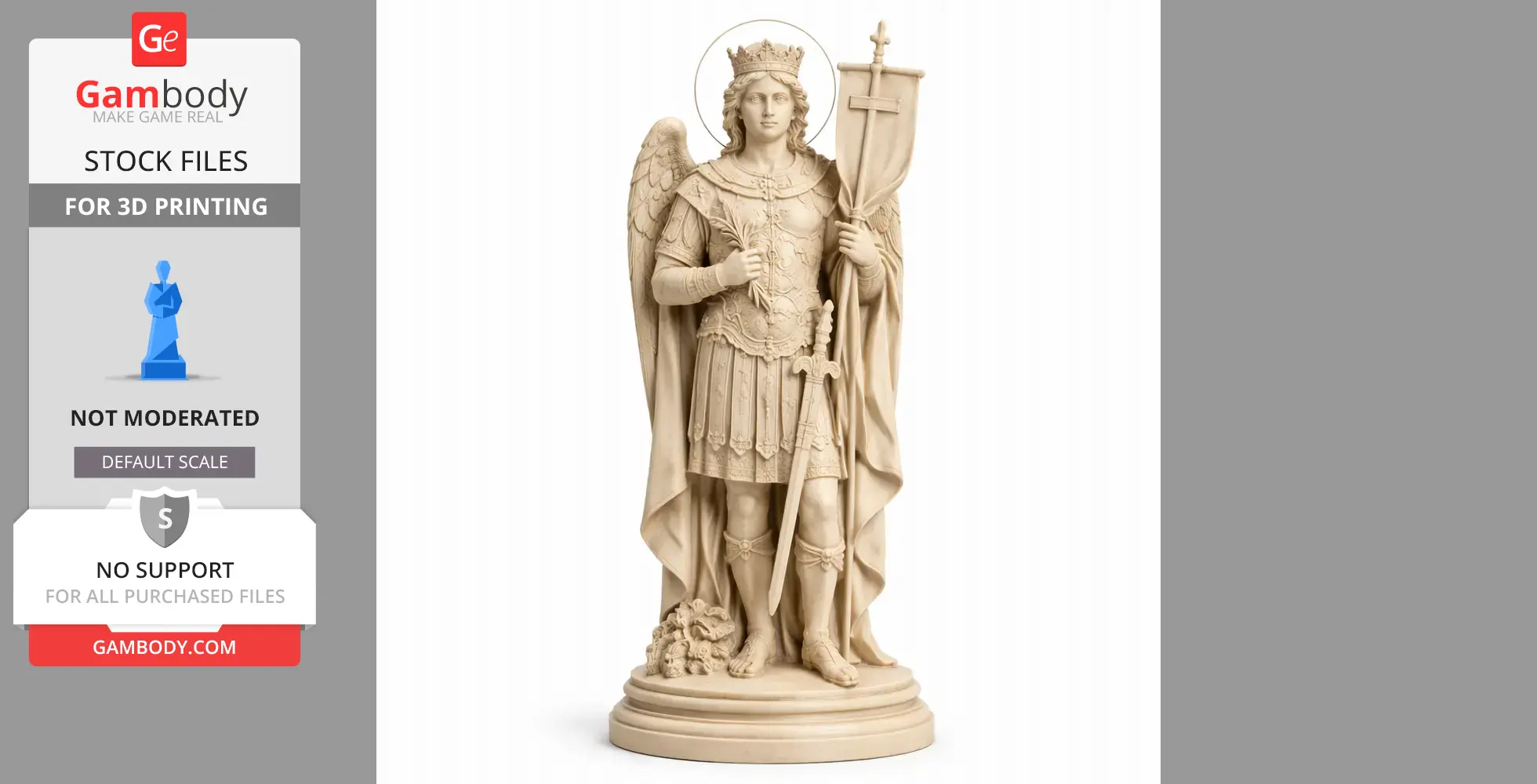 Saint Alexander (martyr) - Devotional Statue - STL 3D Print