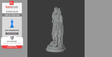 Saint Alexander (martyr) - Devotional Statue - STL 3D Print