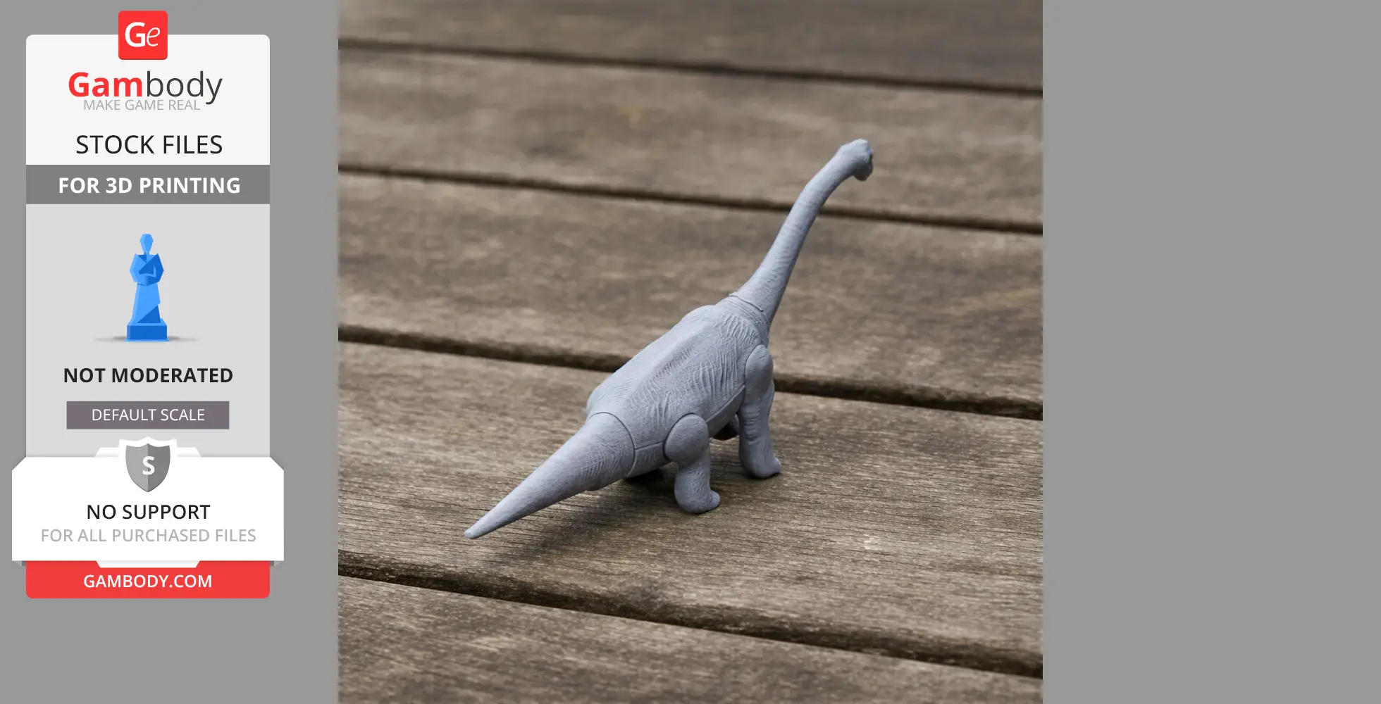 Austrosaurus - Prehistoric Animal STL