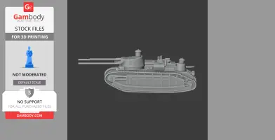 Char 2C - Tank Model STL