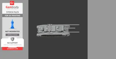 Char 2C - Tank Model STL